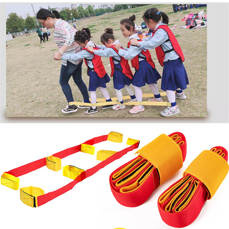 Kids Outdoor Bean Bag - 4คนยักษ์รอยเท้าเด็กกีฬากลางแจ้งของเล่นเกมการฝึกอบรมอุปกรณ์สำหรับเด็กผู้ใหญ่TeamworkเกมInteractive Toy