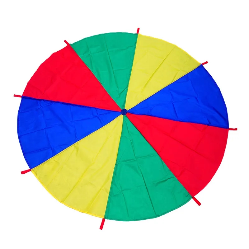 Kids Outdoor Jumping - 2 M/4 M เส้นผ่านศูนย์กลางเด็กการทํางานเป็นทีมกลางแจ้งเกม Prop Rainbow