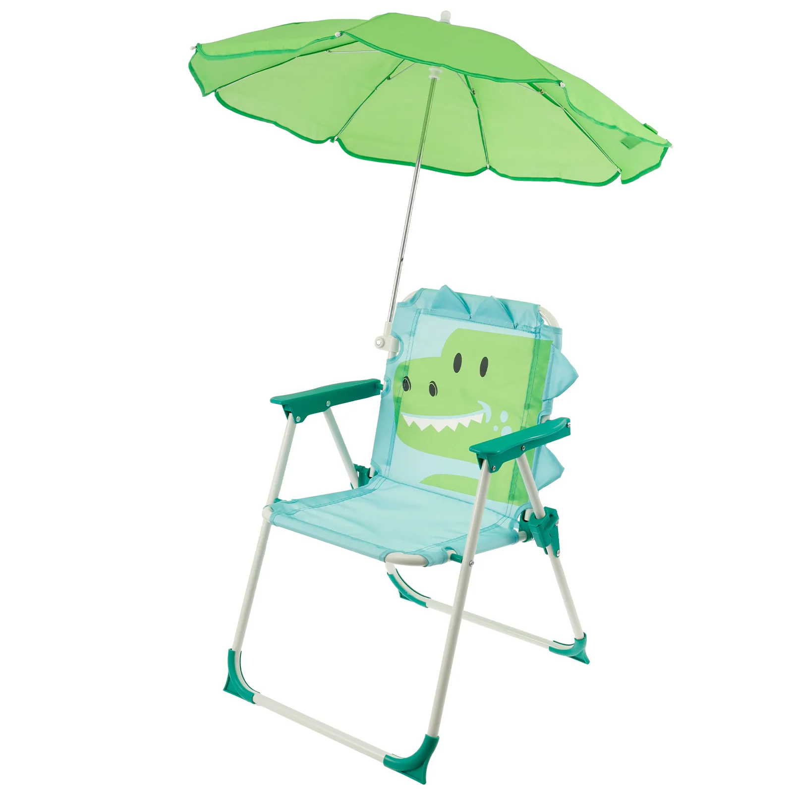 Kids Outdoor Lounge Chair - เก้าอี้ชายหาดพับได้สำหรับเด็ก พร้อมร่มกันแดด น้ำหนักเบา เหมาะสำหรับการเดินทาง ปิกนิก ตั้งแคมป์