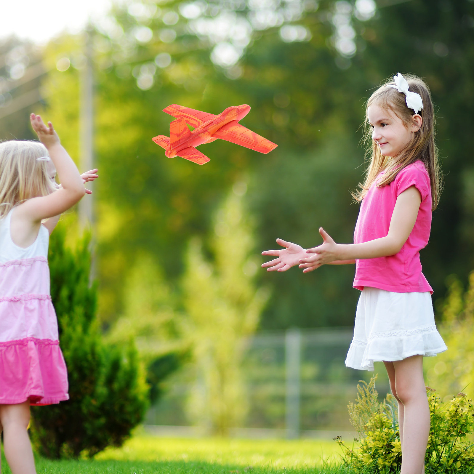 Outdoor Games For Kids - เครื่องบินโฟมร่อนน้ำหนักเบาคุณภาพพรีเมียม สำหรับเด็ก เล่นได้ทั้งในร่มและกลางแจ้ง บินได้เสถียร ขว้างง่าย กลับมาเอง