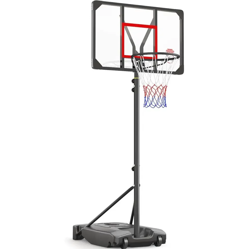 Kids Outdoor Basketball - ห่วงบาสเก็ตบอลแบบปรับความสูงได้สำหรับเด็ก วัยรุ่น และเยาวชน - เหมาะสำหรับการเล่นกลางแจ้ง สนามหลังบ้าน