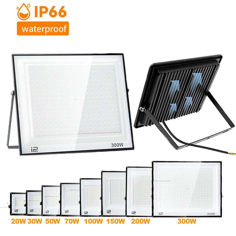 Balance Beam Outdoor - ไฟ LED น้ําท่วม IP66 กันน้ํา 100W