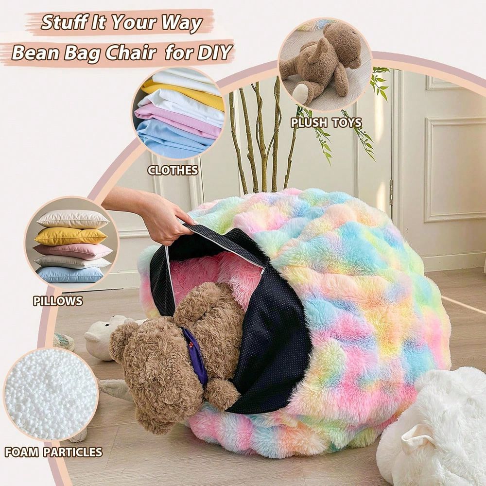 ปลอกเบาะบีนแบ็กขนกระต่ายเทียมส - Kids Outdoor Bean Bag บทวิจารณ์และราคา