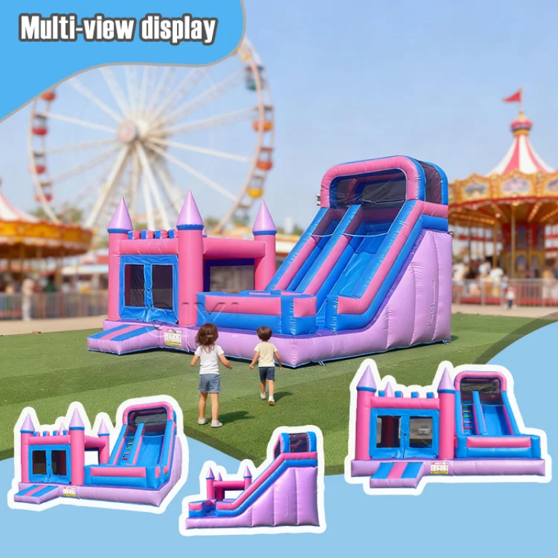 บ้านลมเป่าลมเชิงพาณิชย์สีสันสด - Kids Outdoor Inflatable บทวิจารณ์และราคา