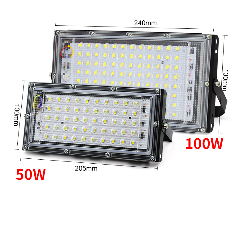 50W 100W 150W ไฟ LED น้ําท่วม  - Balance Beam Outdoor บทวิจารณ์และราคา