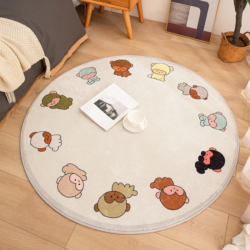 การ์ตูนน่ารักสัตว์รอบพรมพรมพรม - Kids Outdoor Lounge Chair บทวิจารณ์และราคา