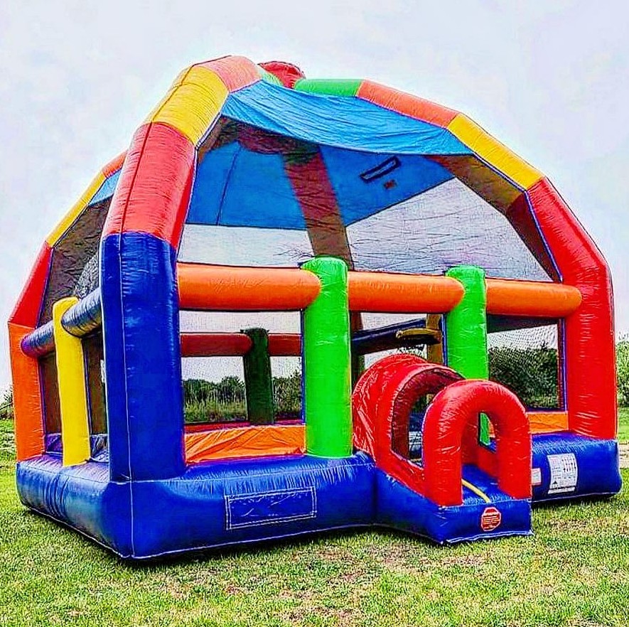 บ้านลมขนาดใหญ่ บ้านเด้งดึ๋งเป่ - Kids Outdoor Jumping บทวิจารณ์และราคา