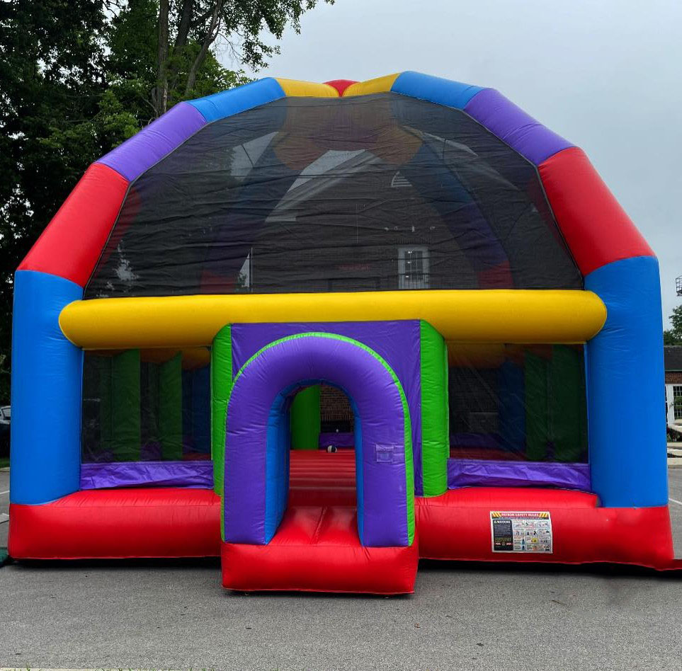 บ้านลมขนาดใหญ่ บ้านเด้งดึ๋งเป่ - Kids Outdoor Jumping บทวิจารณ์และราคา