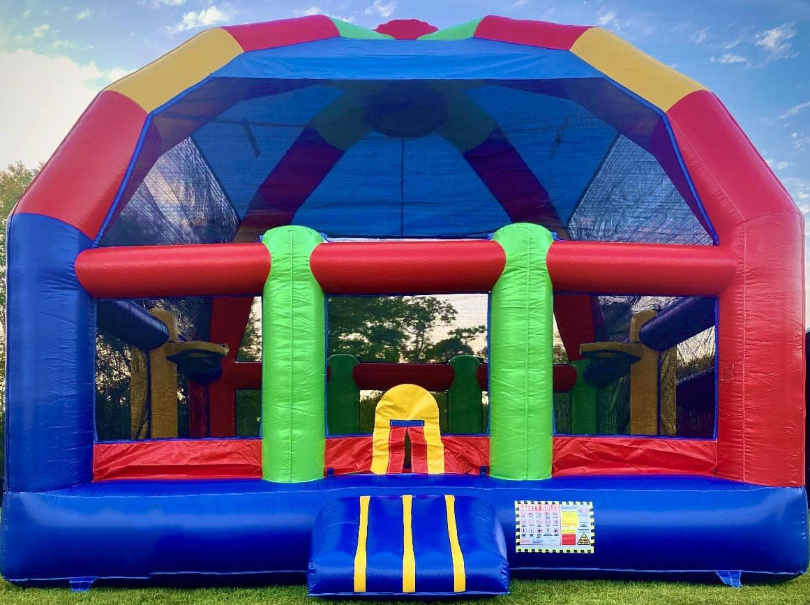 บ้านลมขนาดใหญ่ บ้านเด้งดึ๋งเป่ - Kids Outdoor Jumping บทวิจารณ์และราคา