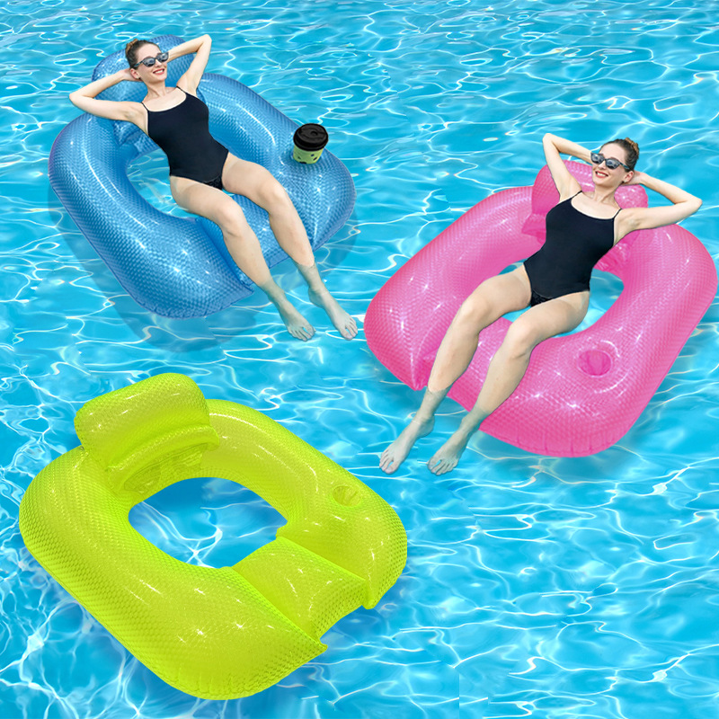 เก้าอี้ลอยน้ำทรงสี่เหลี่ยม PVC - Kids Outdoor Lounge Chair บทวิจารณ์และราคา