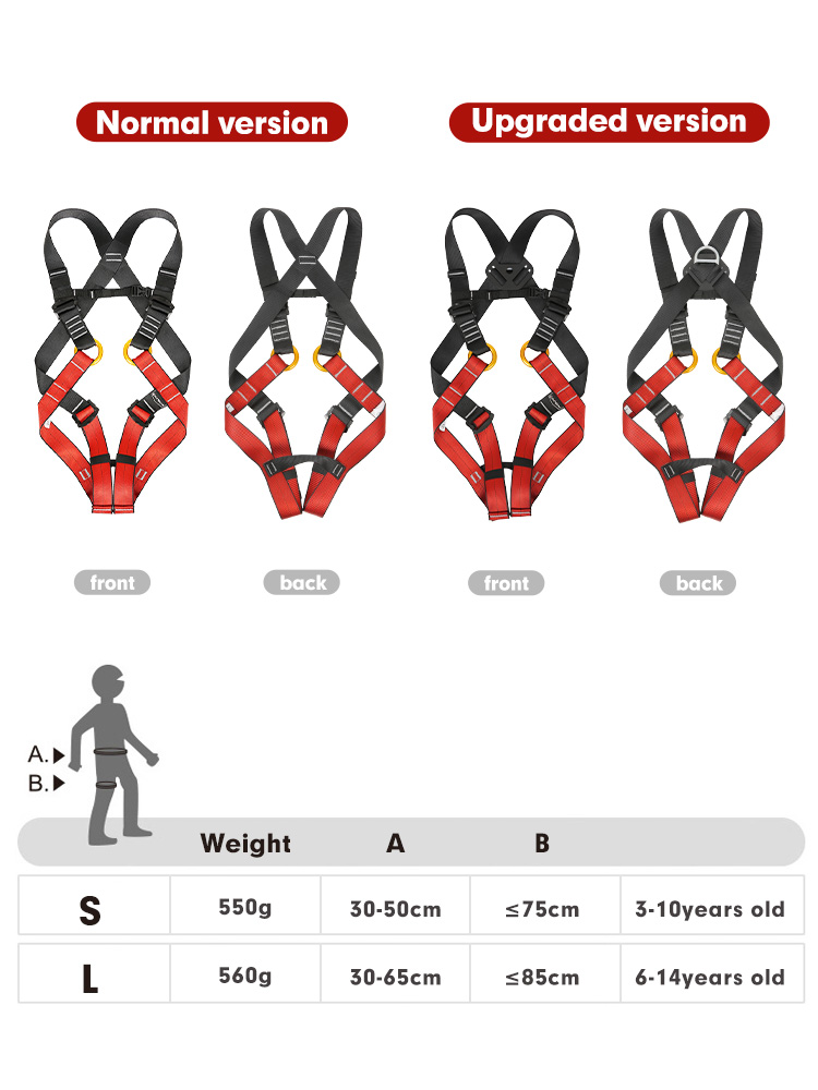 Xinda เด็กสายรัดร่างกายเต็มรูป - Kids Outdoor Climber บทวิจารณ์และราคา