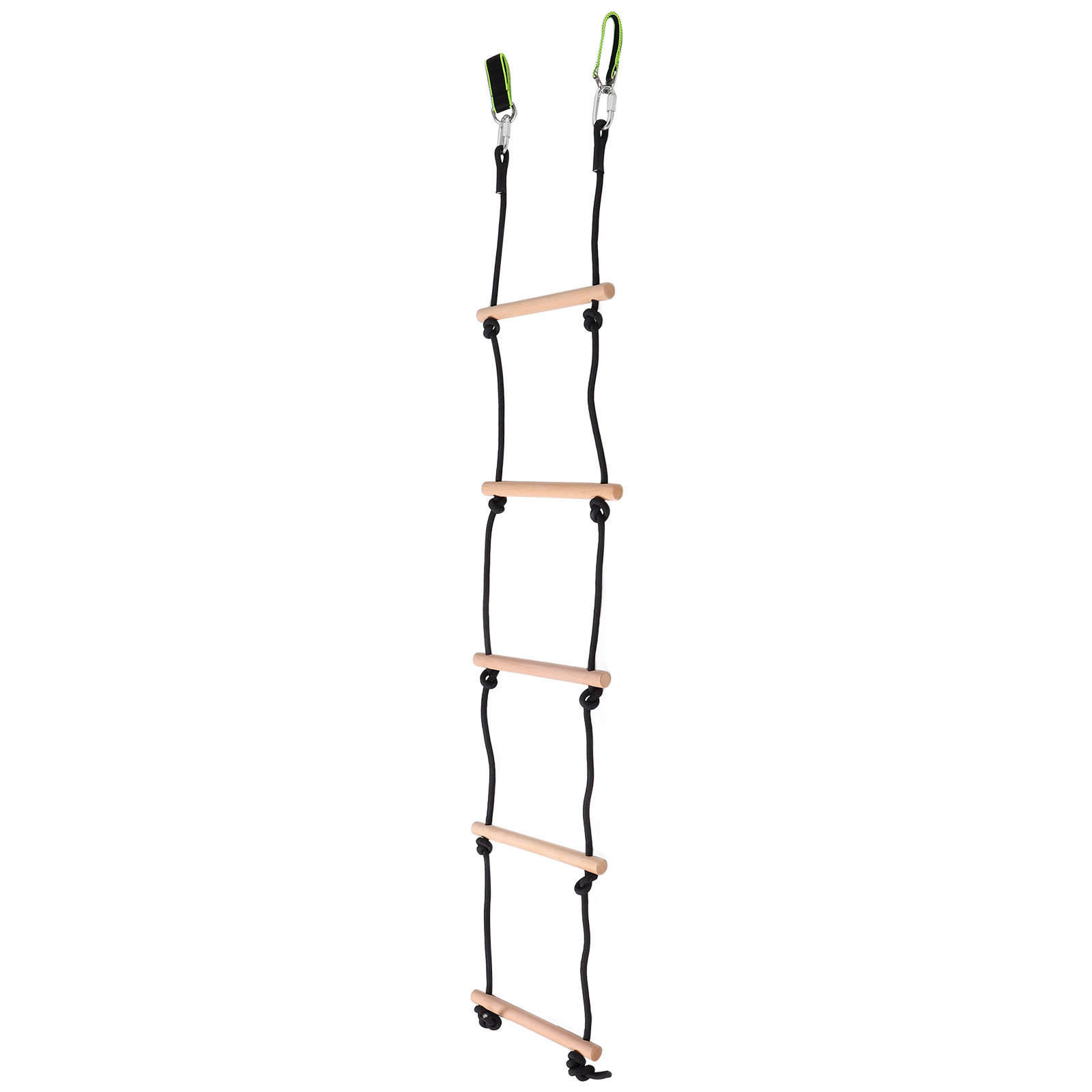1 ชุด บันไดเชือกปีนป่ายสำหรับเ - Kids Outdoor Wooden Climbing Frame บทวิจารณ์และราคา