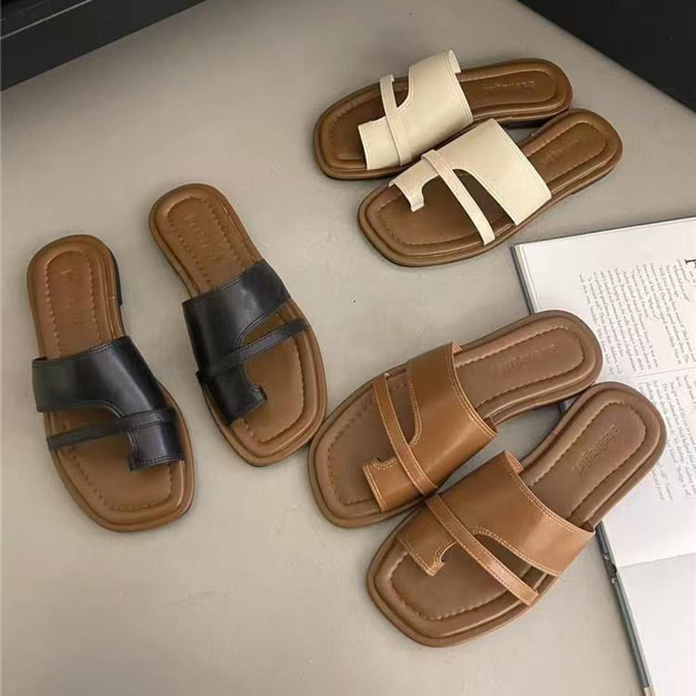 รองเท้าแตะแบนฤดูร้อนสีทึบแบนรอ - Kids Outdoor Jumping บทวิจารณ์และราคา