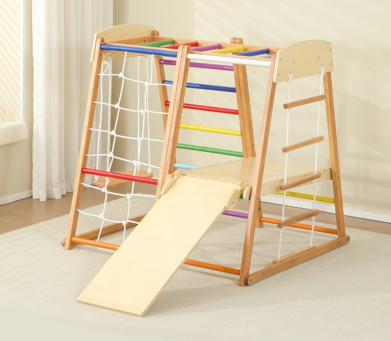 เครื่องเล่นปีนป่ายเด็กแบบมอนเต - Kids Outdoor Wooden Climbing Frame บทวิจารณ์และราคา
