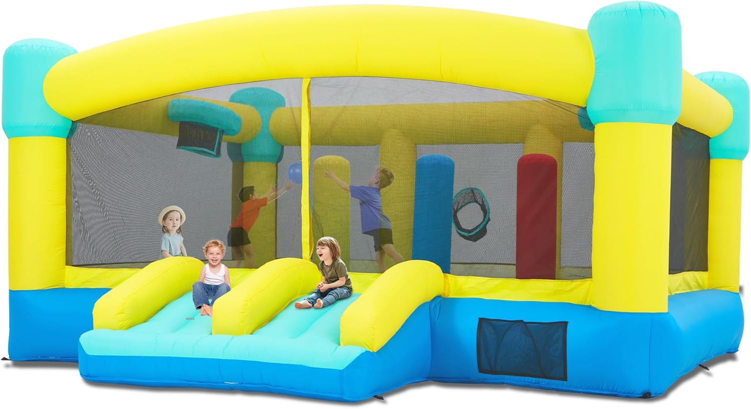 บ้านลมขนาดใหญ่, ปราสาทลมเป่าลม - Kids Outdoor Inflatable บทวิจารณ์และราคา