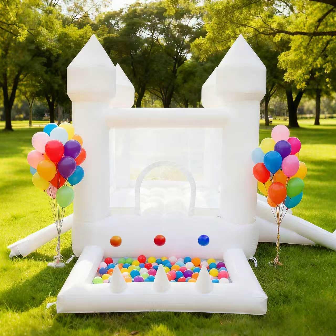 บ้านลมสีขาว, บ้านลมสำหรับใช้ใน - Kids Outdoor Inflatable บทวิจารณ์และราคา