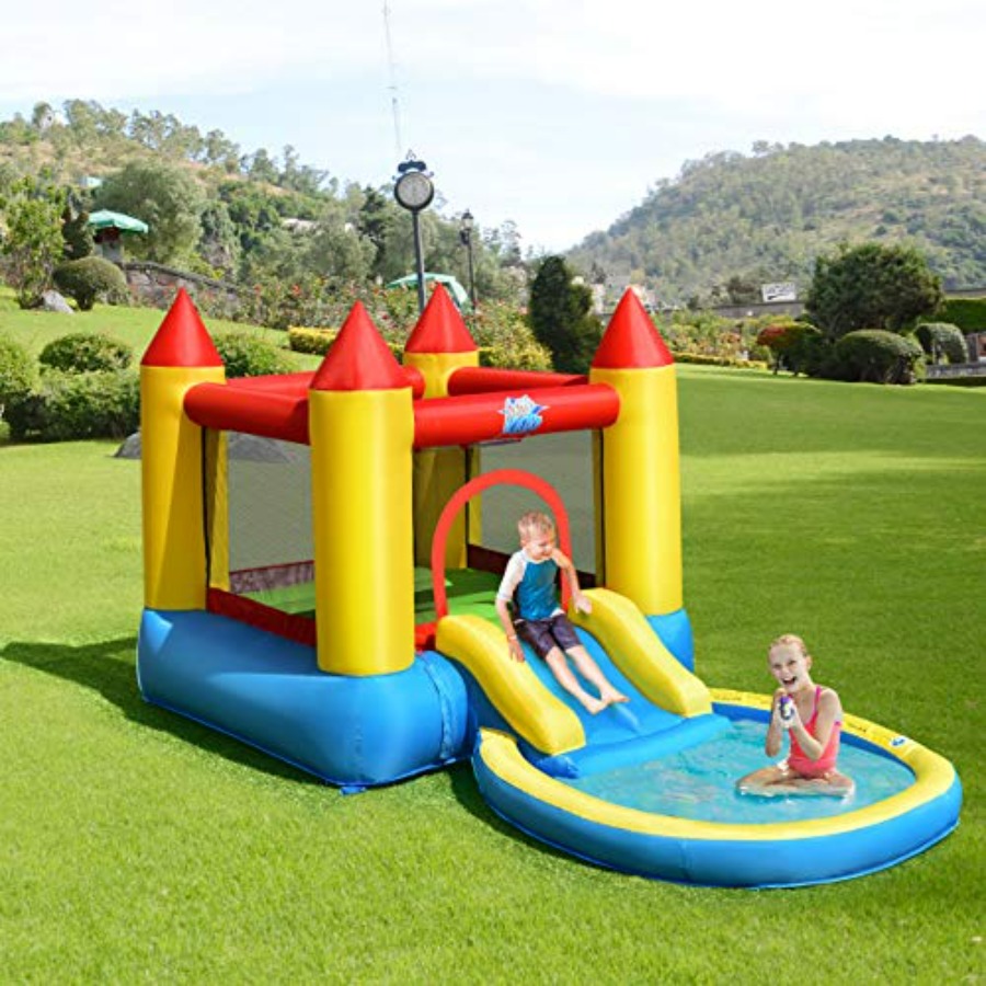 บ้านลมเป่าลมสำหรับเด็กอายุ 3-5 - Kids Outdoor Jumping บทวิจารณ์และราคา