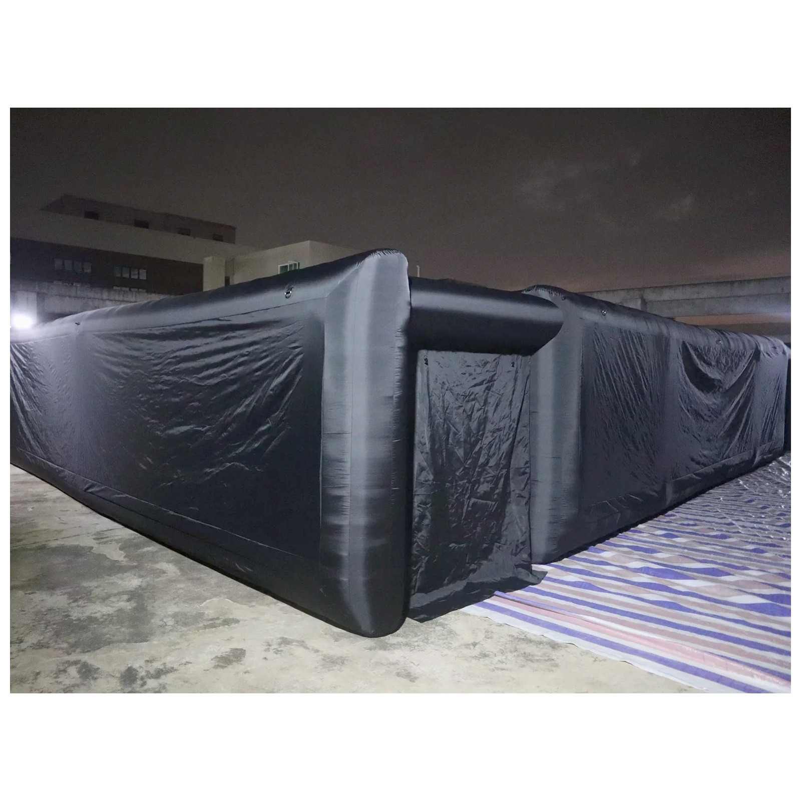 เขาวงกตเป่าลมสีดำขนาดใหญ่ 12x1 - Outdoor Games For Kids บทวิจารณ์และราคา
