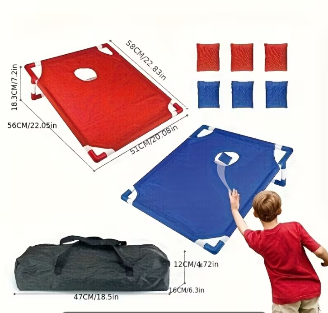ชุดเกมคอร์นโฮลประกอบด้วยกระดาน - Kids Outdoor Bean Bag บทวิจารณ์และราคา