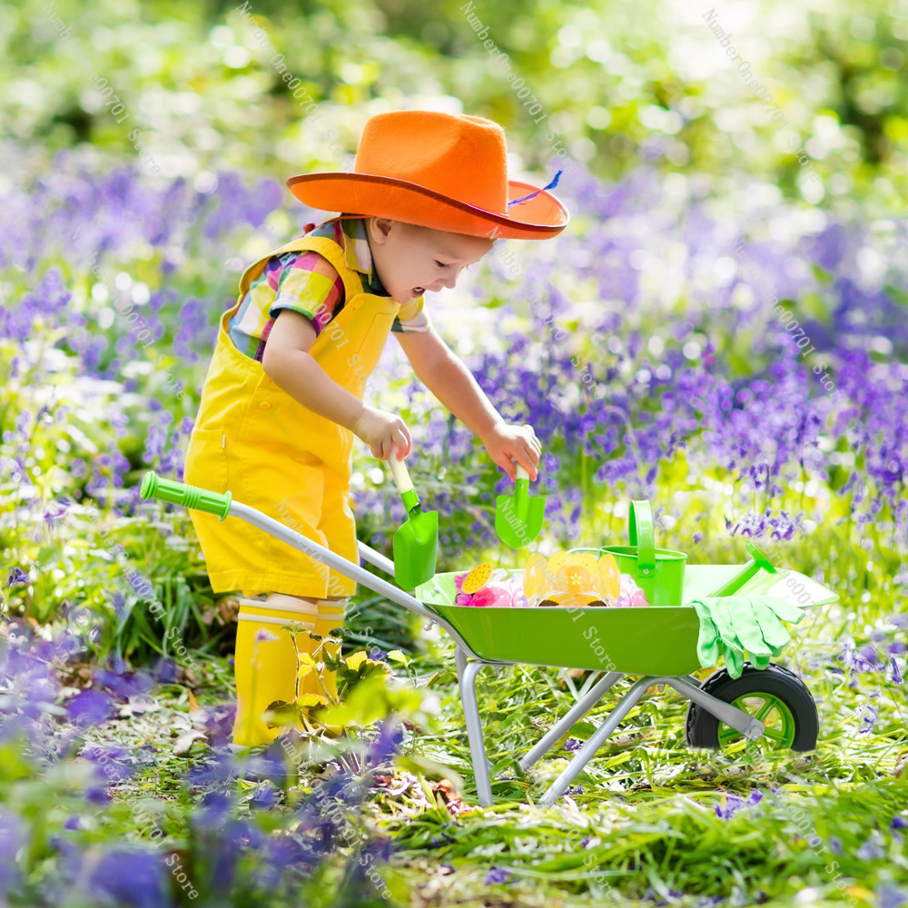 รถเข็นเด็กเล่นกลางแจ้ง สีเขียว - Kids Outdoor Garden Set บทวิจารณ์และราคา