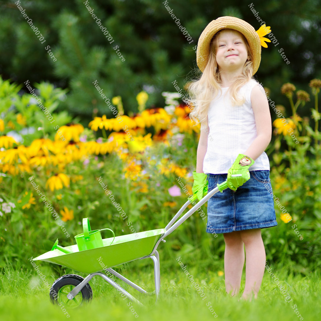 รถเข็นเด็กเล่นกลางแจ้ง สีเขียว - Kids Outdoor Garden Set บทวิจารณ์และราคา