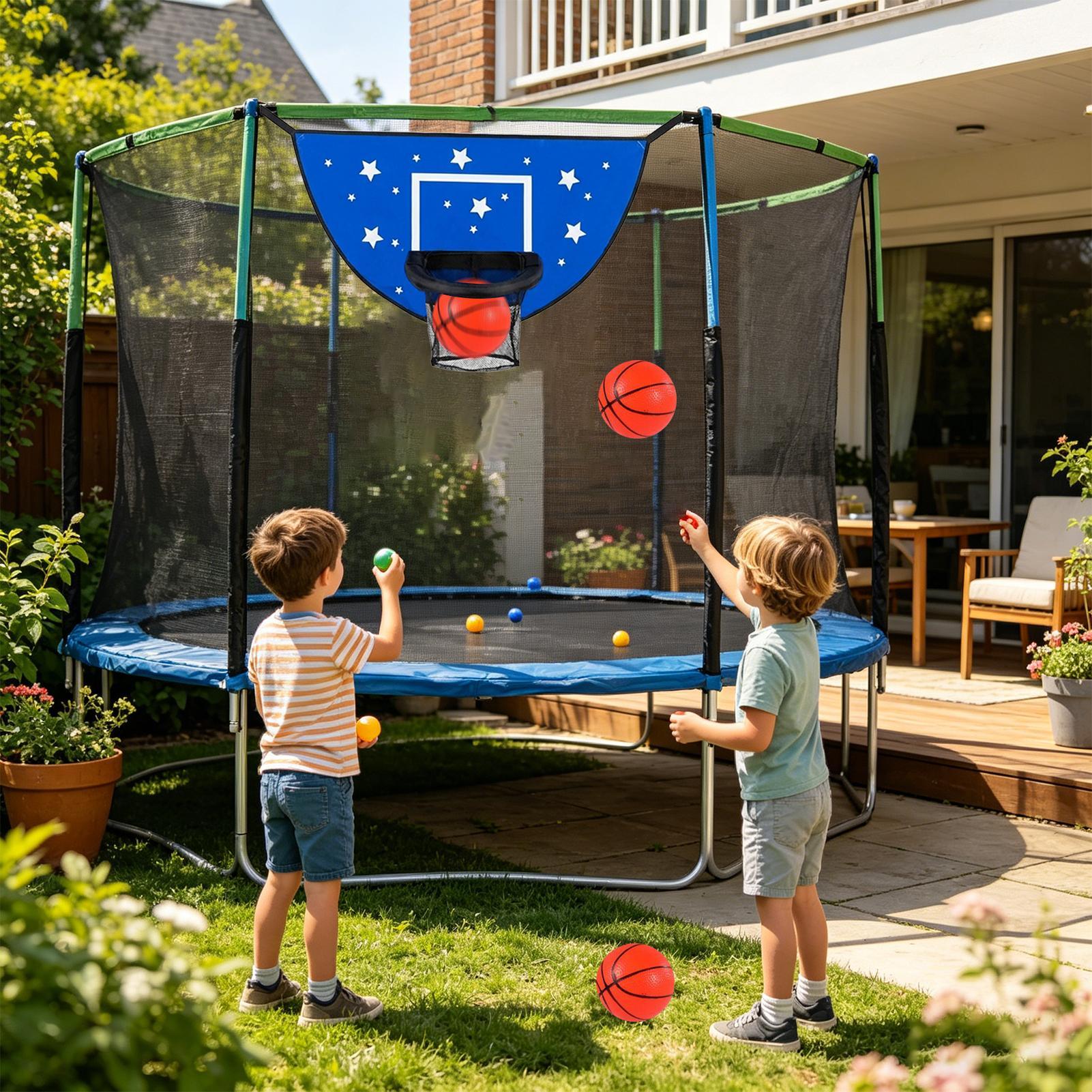 เป้าบาสเก็ตบอลสำหรับแทรมโพลีนพ - Kids Outdoor Basketball บทวิจารณ์และราคา