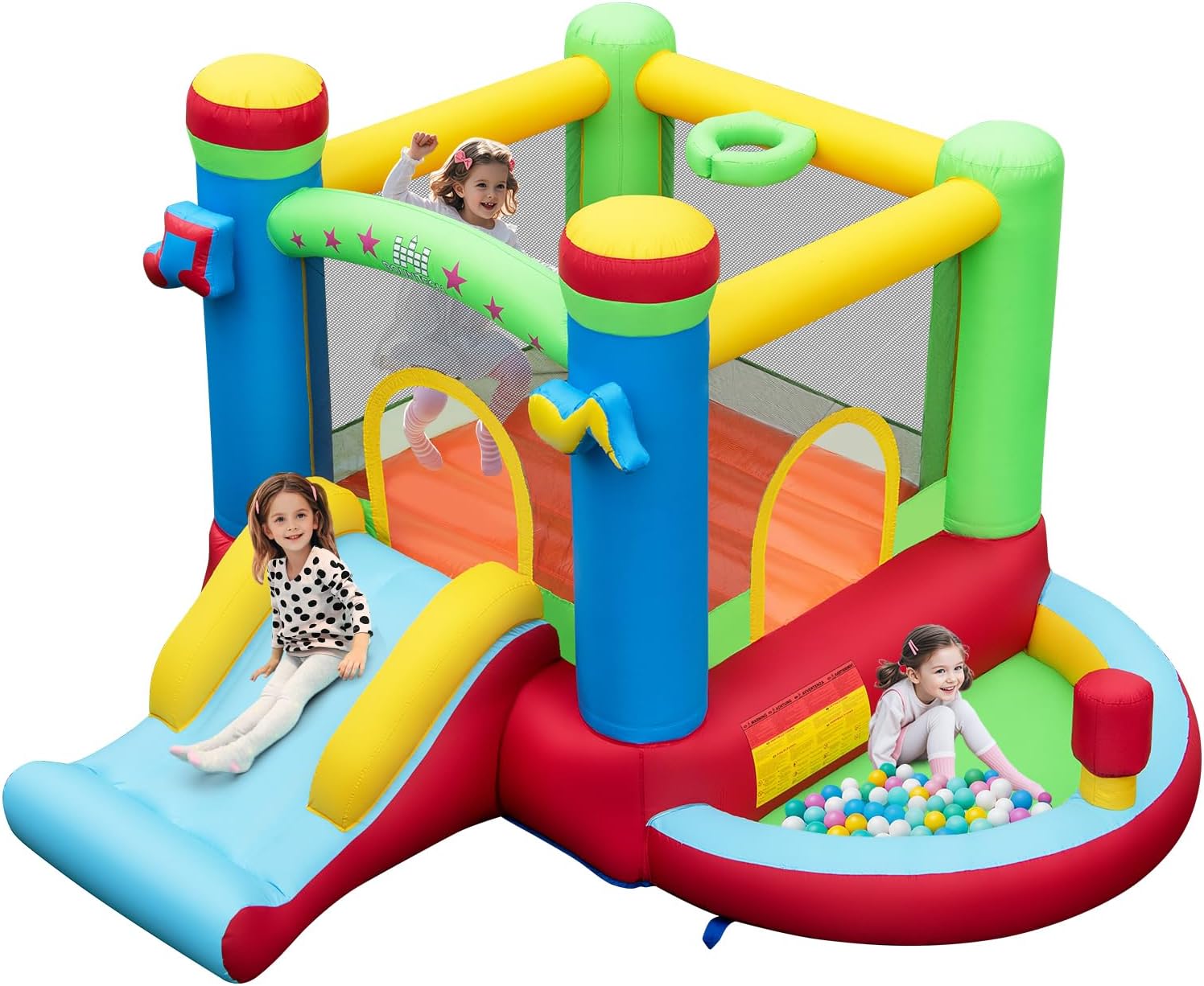 บ้านลมพร้อมบ่อบอล, บ้านลมสำหรั - Kids Outdoor Basketball บทวิจารณ์และราคา