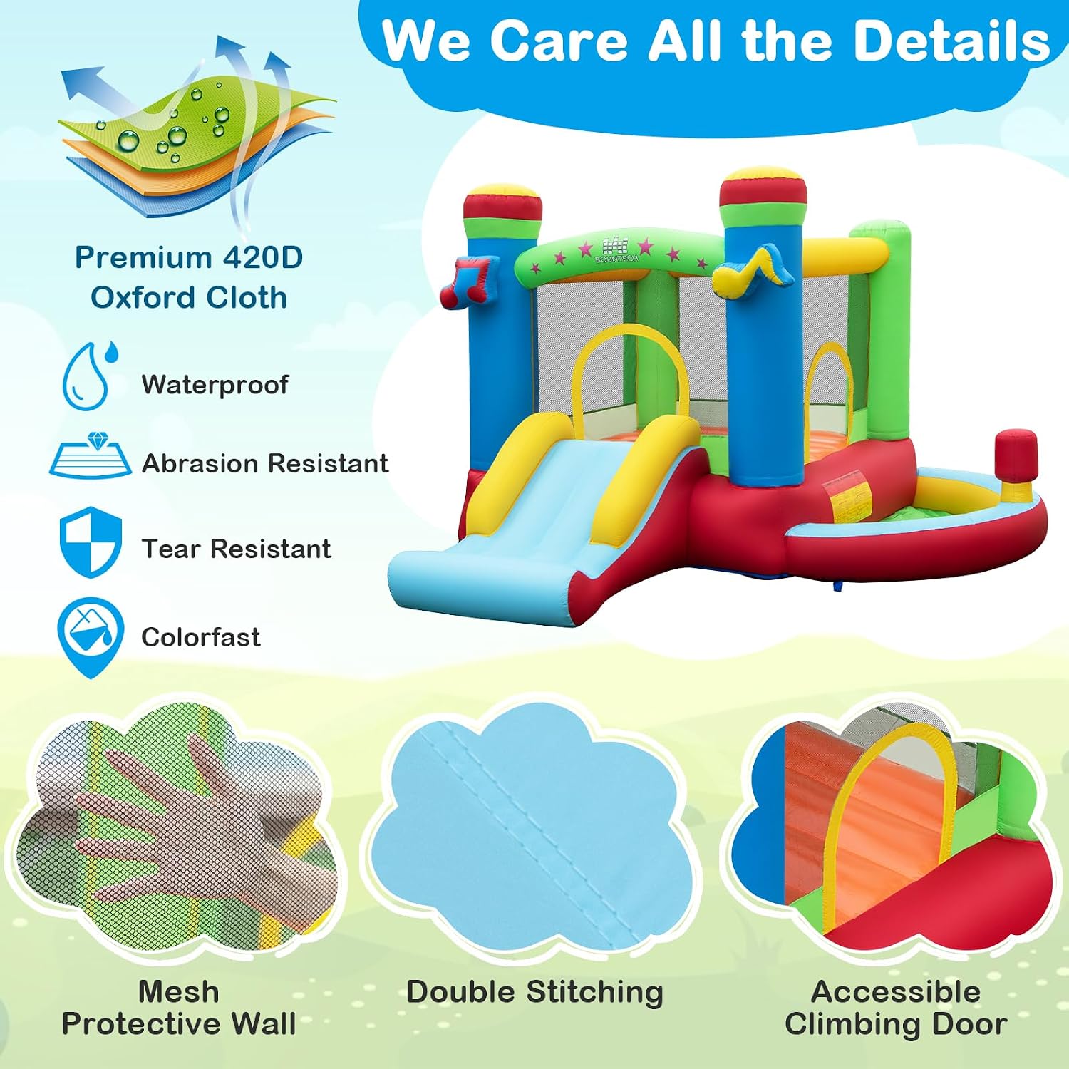 บ้านลมพร้อมบ่อบอล, บ้านลมสำหรั - Kids Outdoor Basketball บทวิจารณ์และราคา