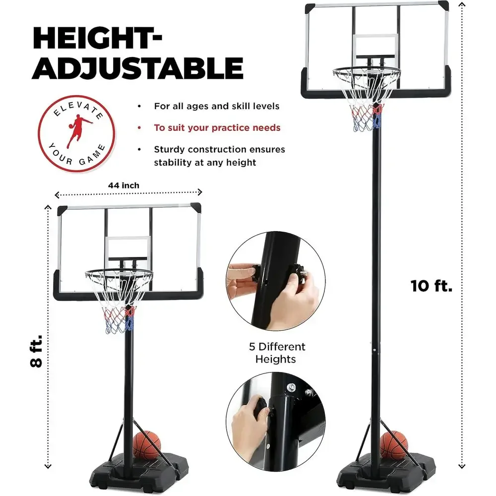 ระบบห่วงบาสเก็ตบอลปรับระดับได้ - Kids Outdoor Basketball บทวิจารณ์และราคา