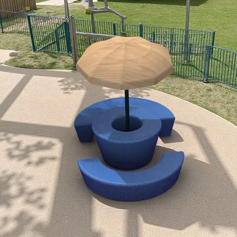 ชุดโต๊ะกลมและเก้าอี้กลางแจ้งทั - Kids Outdoor Table With Umbrella บทวิจารณ์และราคา
