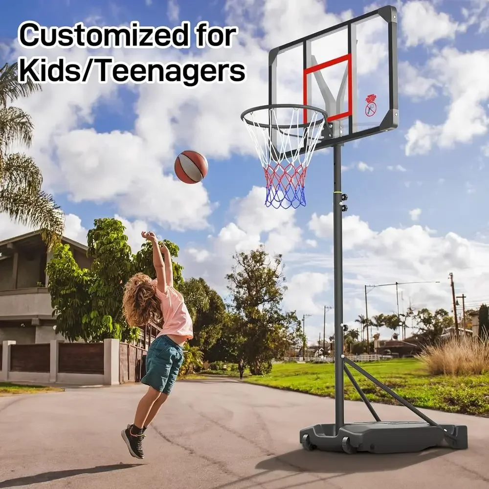 ห่วงบาสเก็ตบอลแบบปรับความสูงได - Kids Outdoor Basketball บทวิจารณ์และราคา