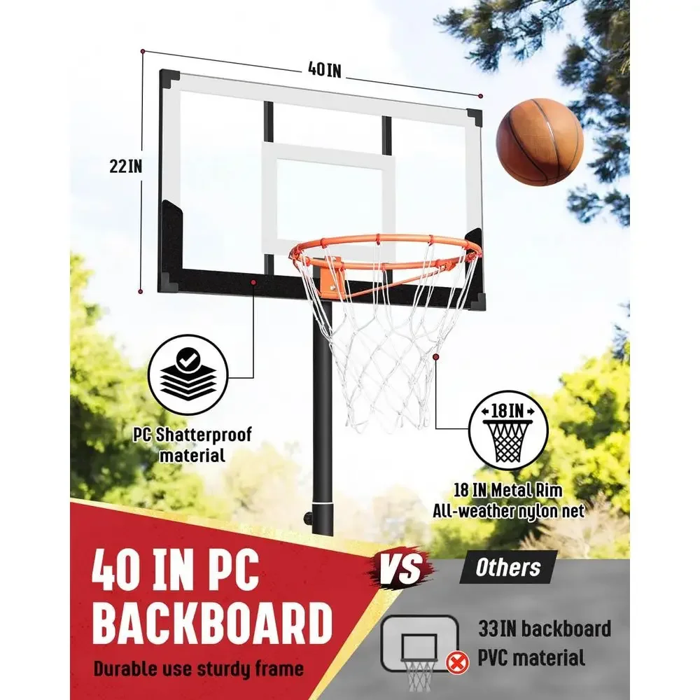 ห่วงบาสเก็ตบอลปรับระดับได้สำหร - Kids Outdoor Basketball บทวิจารณ์และราคา