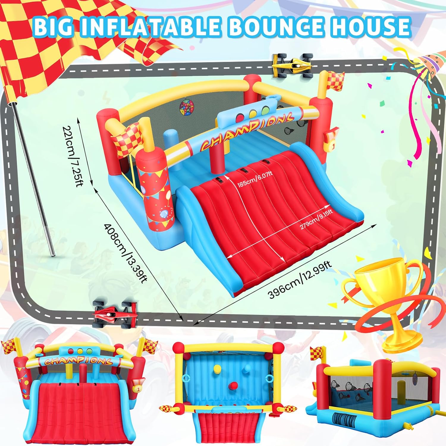 บ้านลมขนาดใหญ่สำหรับเด็กโต, บ้ - Kids Outdoor Basketball บทวิจารณ์และราคา