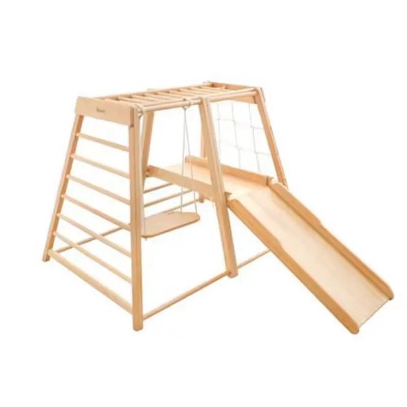 ชุดปีนป่ายไม้สำหรับเด็กแบบมอนเ - Kids Outdoor Wooden Climbing Frame บทวิจารณ์และราคา