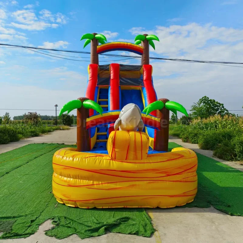 สไลเดอร์น้ำเป่าลม PVC คุณภาพดี - Kids Outdoor Inflatable บทวิจารณ์และราคา