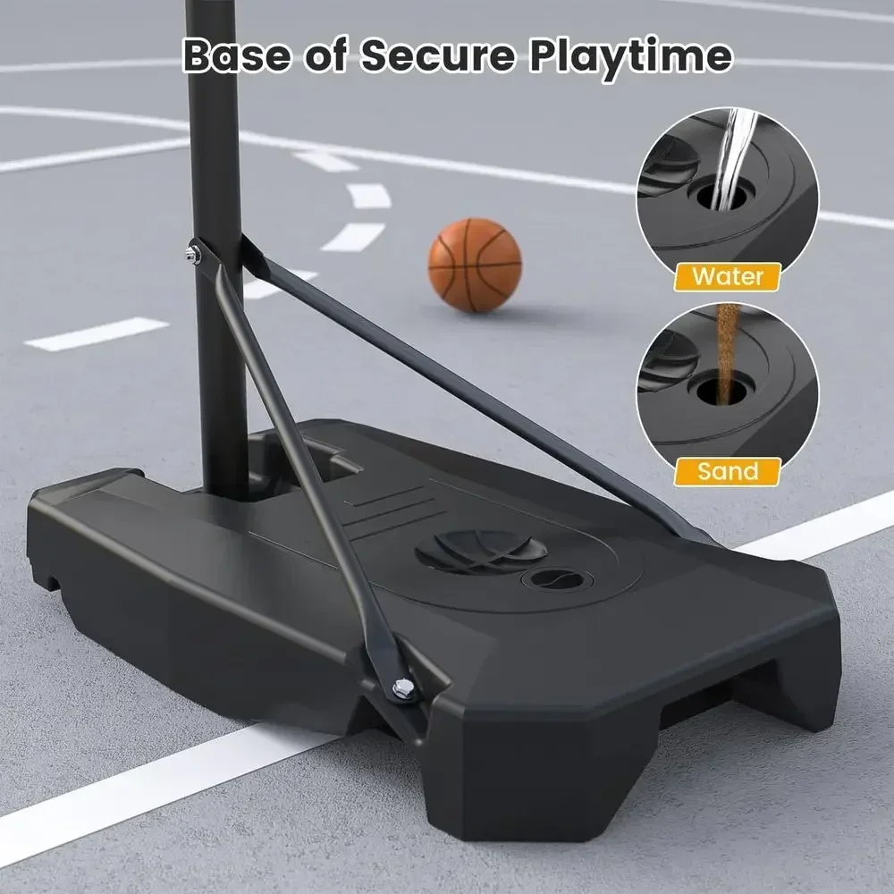 ห่วงบาสเก็ตบอลแบบพกพาสำหรับใช้ - Kids Outdoor Basketball บทวิจารณ์และราคา