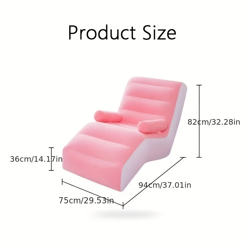 เก้าอี้โซฟาพีวีซีเป่าลมนั่งได้ - Kids Outdoor Lounge Chair บทวิจารณ์และราคา