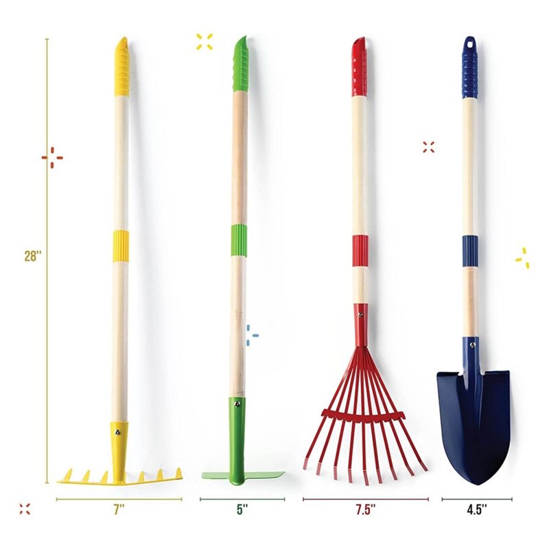 ABXE-ชุดเครื่องมือทำสวนสำหรับเ - Kids Outdoor Garden Set บทวิจารณ์และราคา