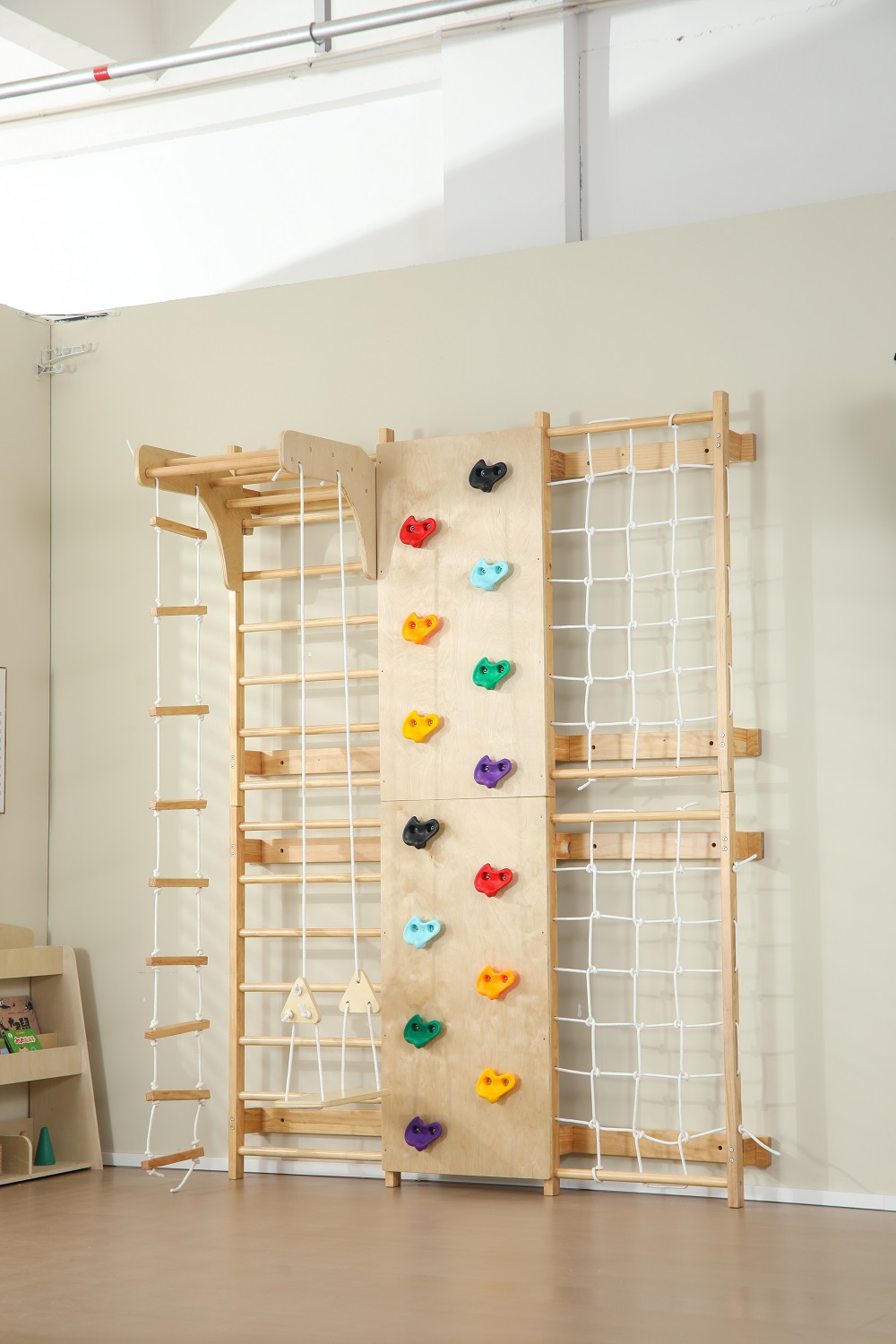 บาร์โหนสำหรับเด็กในร่มและกลางแ - Kids Outdoor Wooden Climbing Frame บทวิจารณ์และราคา