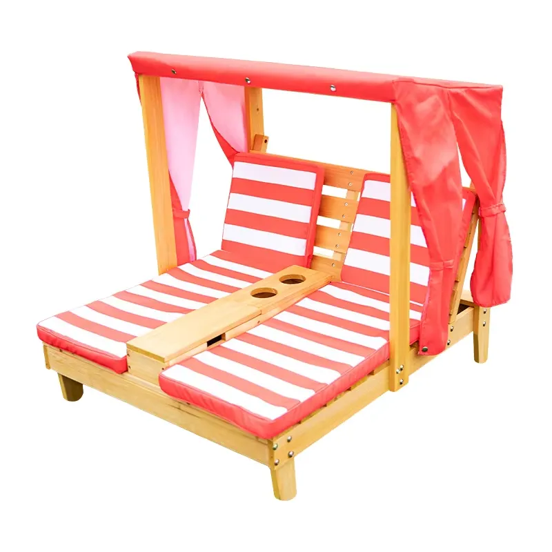 เก้าอี้ชายหาดสำหรับเด็กแบบสองท - Kids Outdoor Lounge Chair บทวิจารณ์และราคา