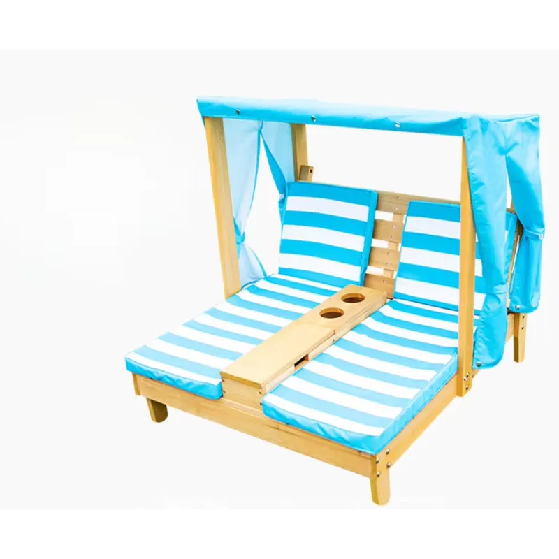 เก้าอี้ชายหาดสำหรับเด็กแบบสองท - Kids Outdoor Lounge Chair บทวิจารณ์และราคา