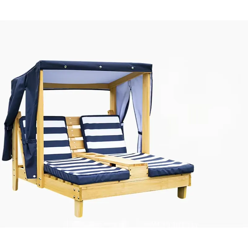 เก้าอี้ชายหาดสำหรับเด็กแบบสองท - Kids Outdoor Lounge Chair บทวิจารณ์และราคา